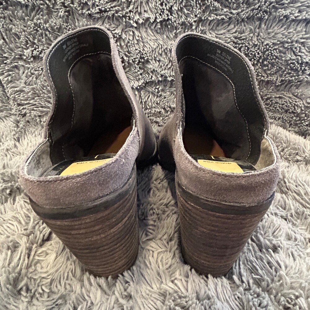 Dolce Vita Selene Women Sz. 9M Grey Slide On Mule/Bootie Heels Boots - Picture 3 of 14